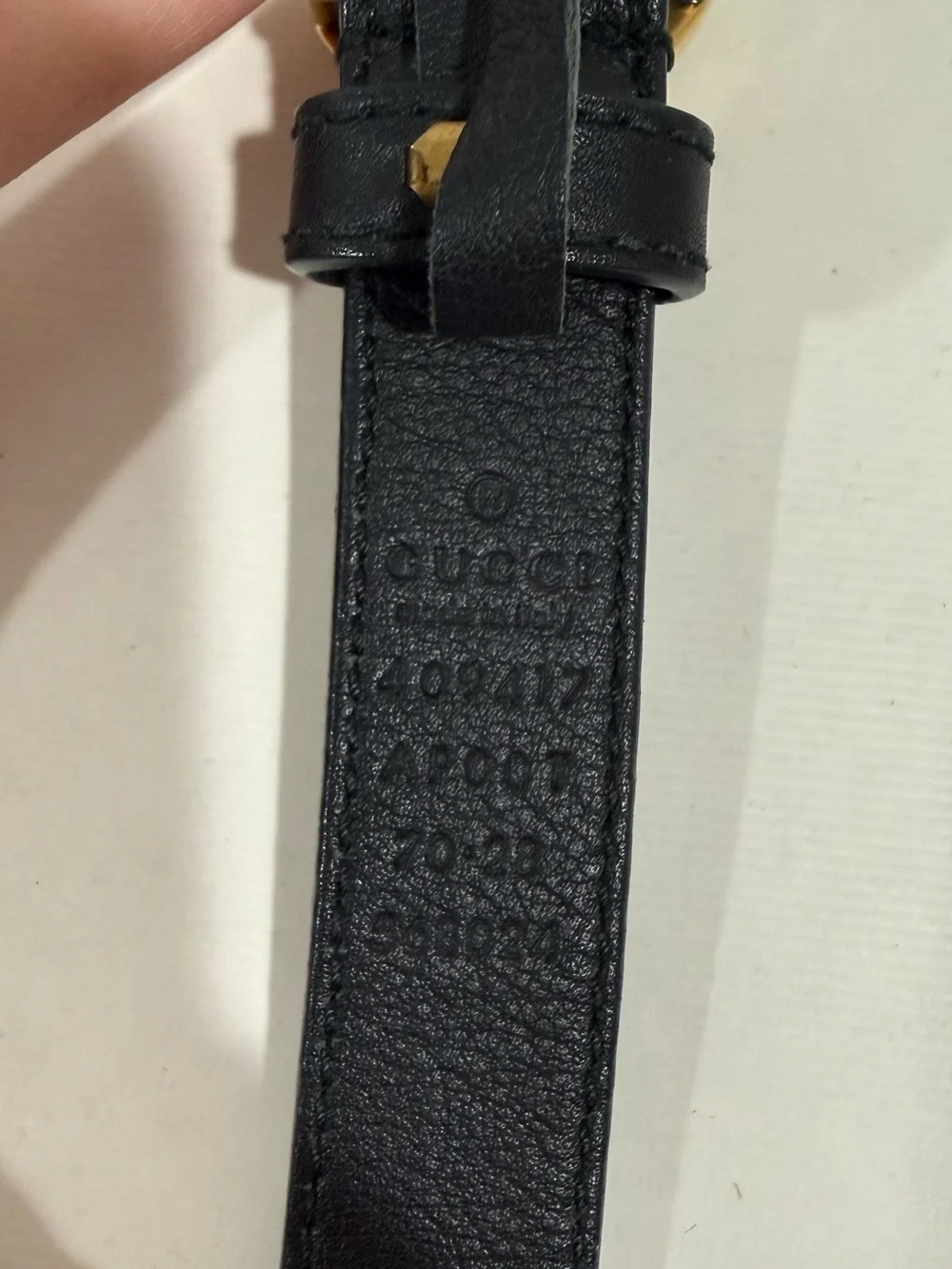 Gucci GG Marmont thin belt